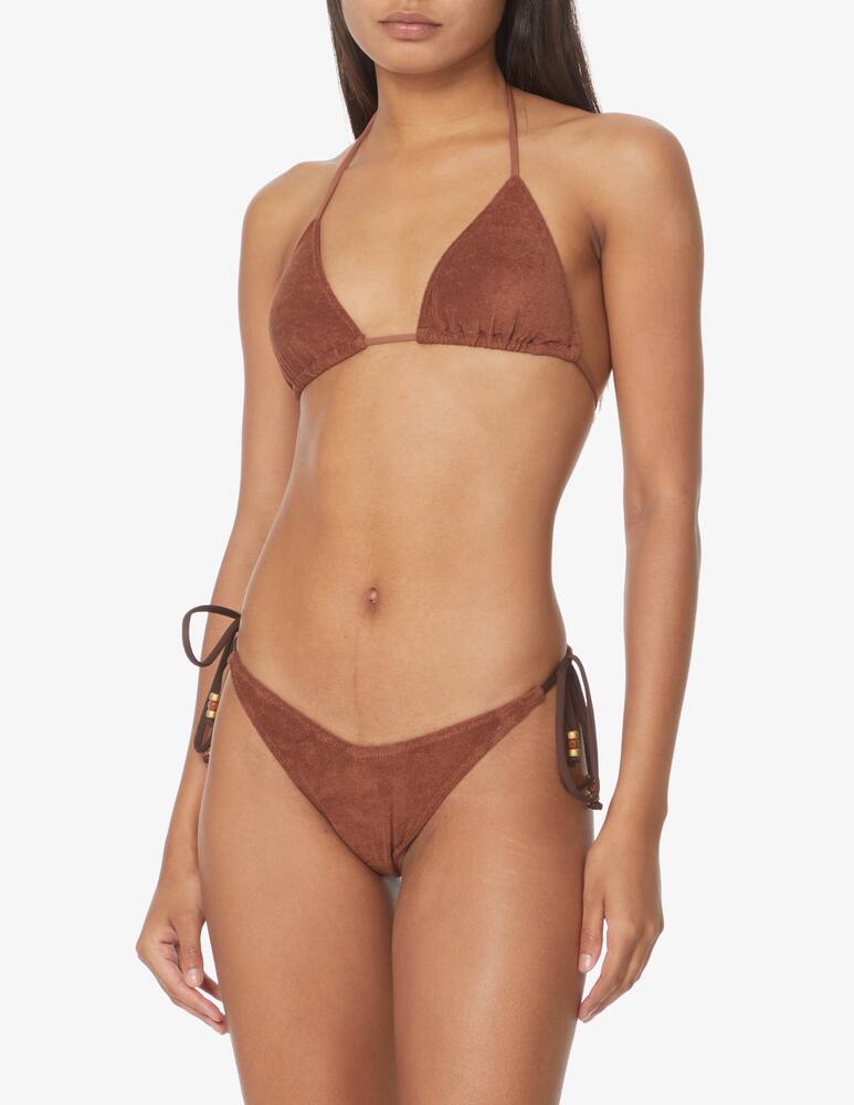 rinascente MC2 Saint Barth High-cut bottom slip with laces - Brown