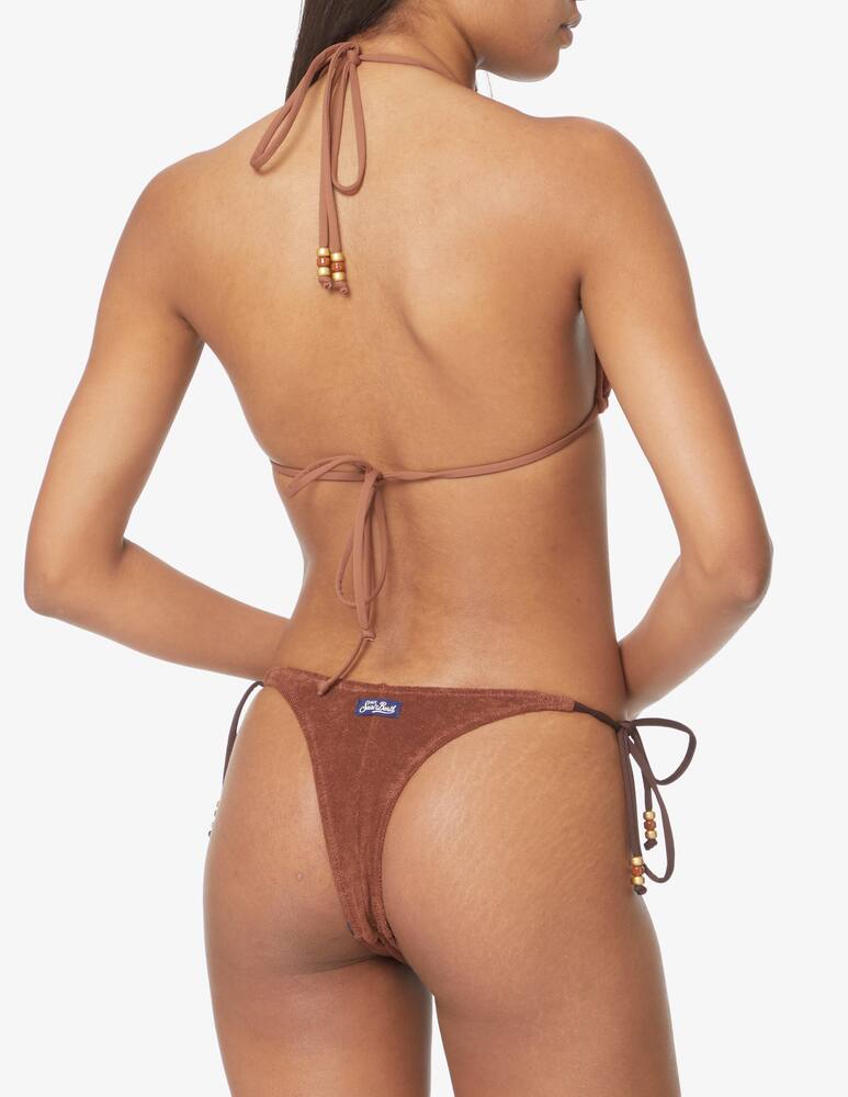 rinascente MC2 Saint Barth High-cut bottom slip with laces - Brown