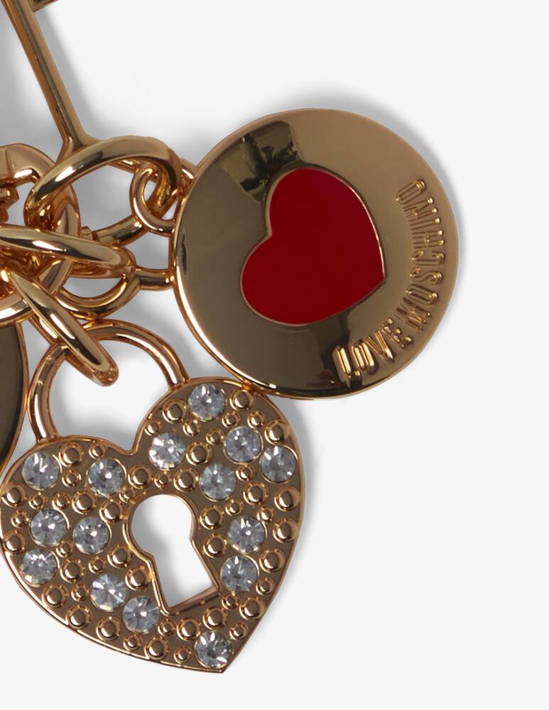 rinascente Love Moschino Heart key ring