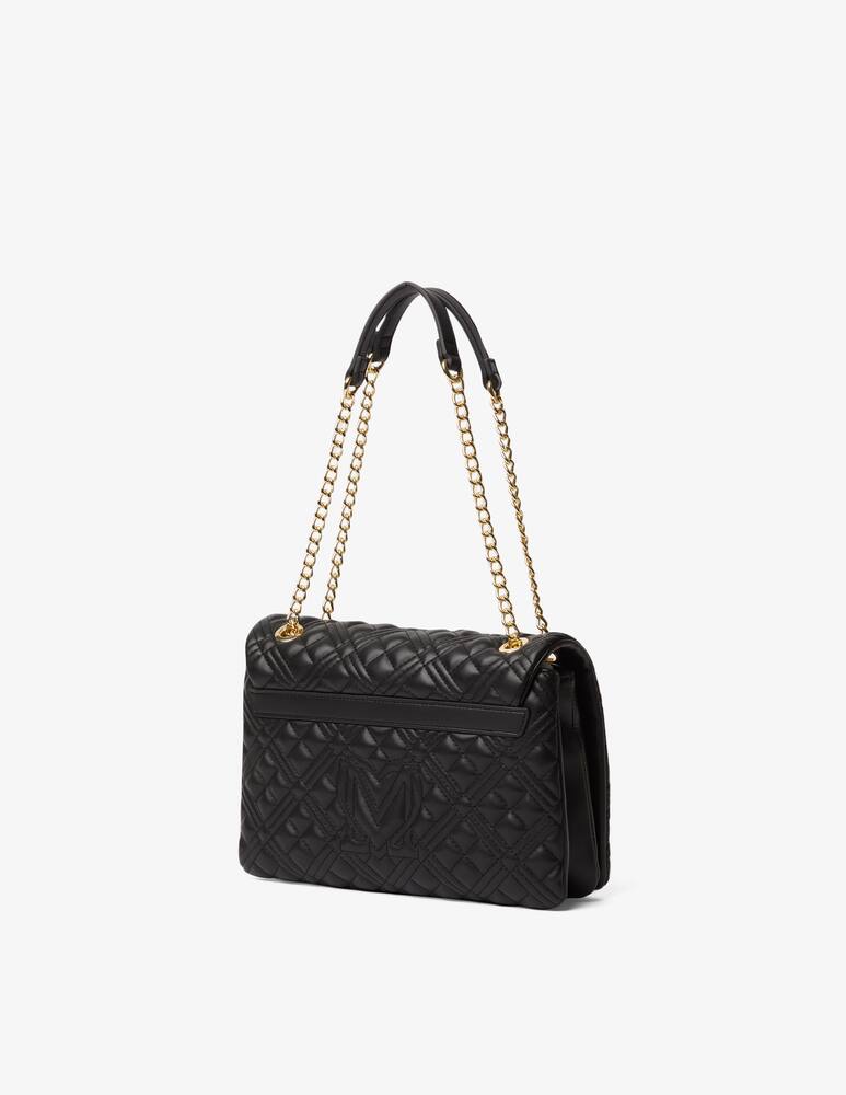 rinascente Love Moschino Borsa trapuntata con patta