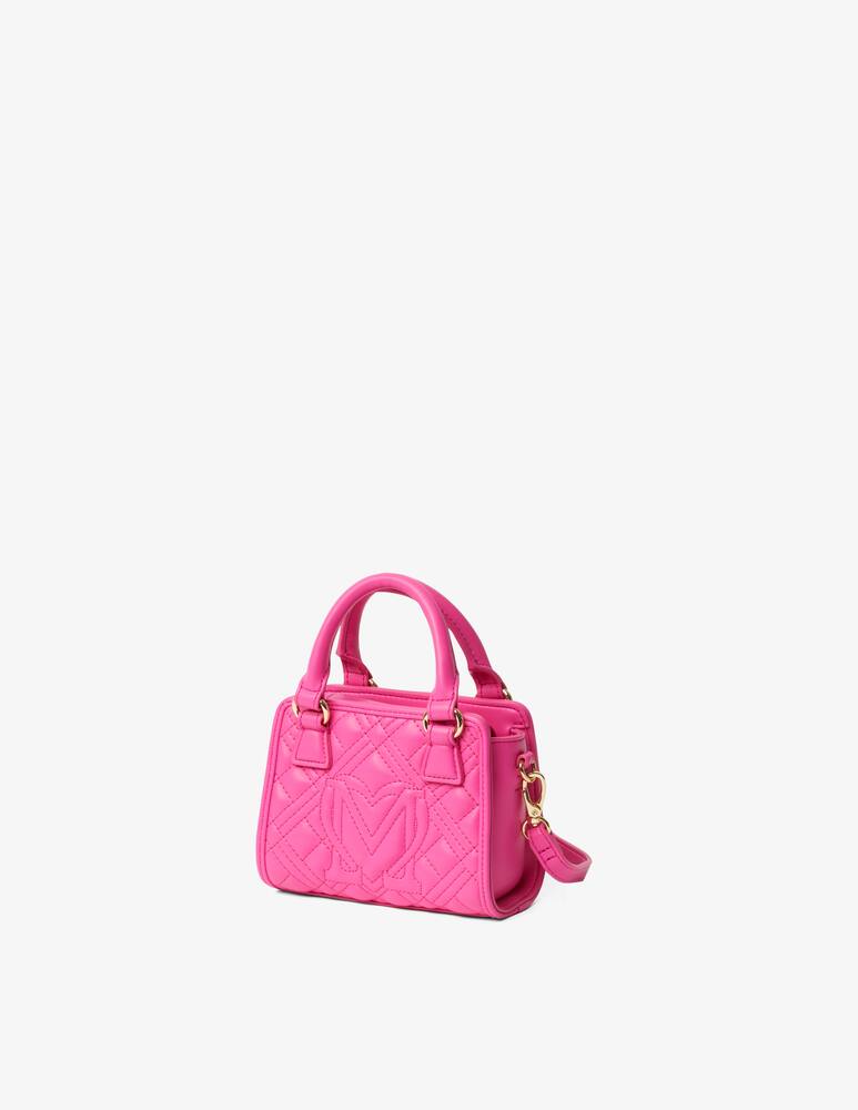 rinascente Love Moschino Quilted mini trunk bag