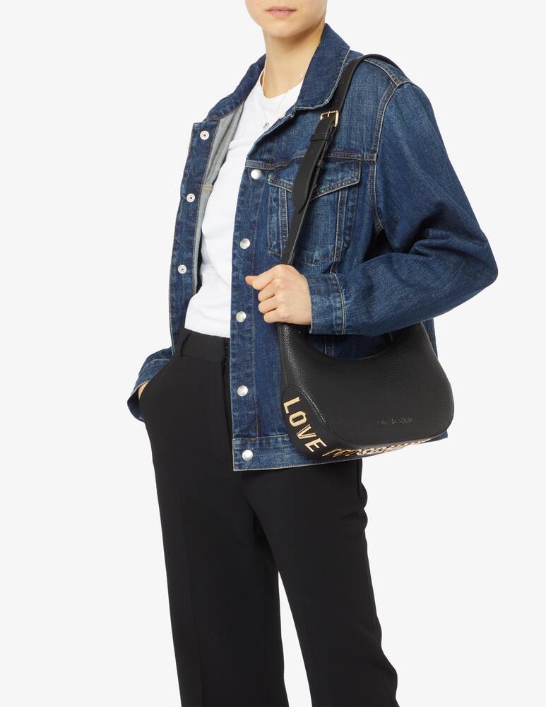 rinascente Love Moschino Borsa M hobo giant lettering