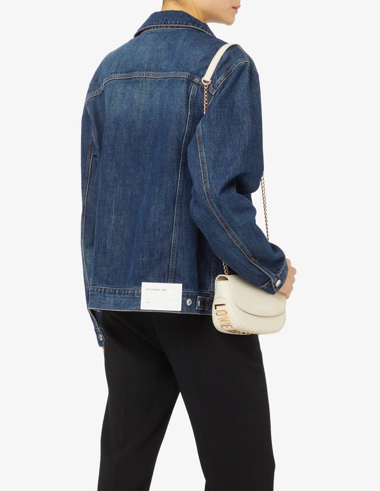 rinascente Love Moschino Giant flap shoulder bag