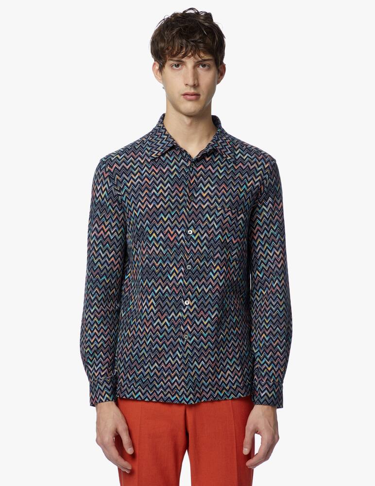 rinascente Missoni Camicia manica lunga in cotone micro fantasia 