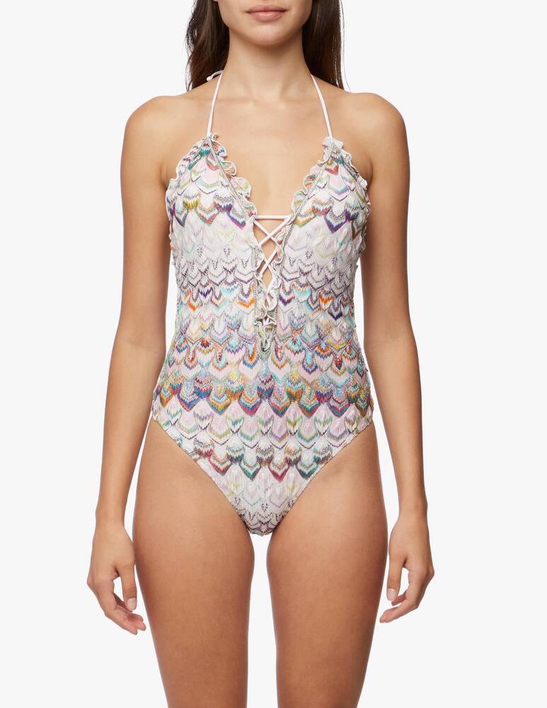 rinascente Missoni Costume intero con motivo geometrico