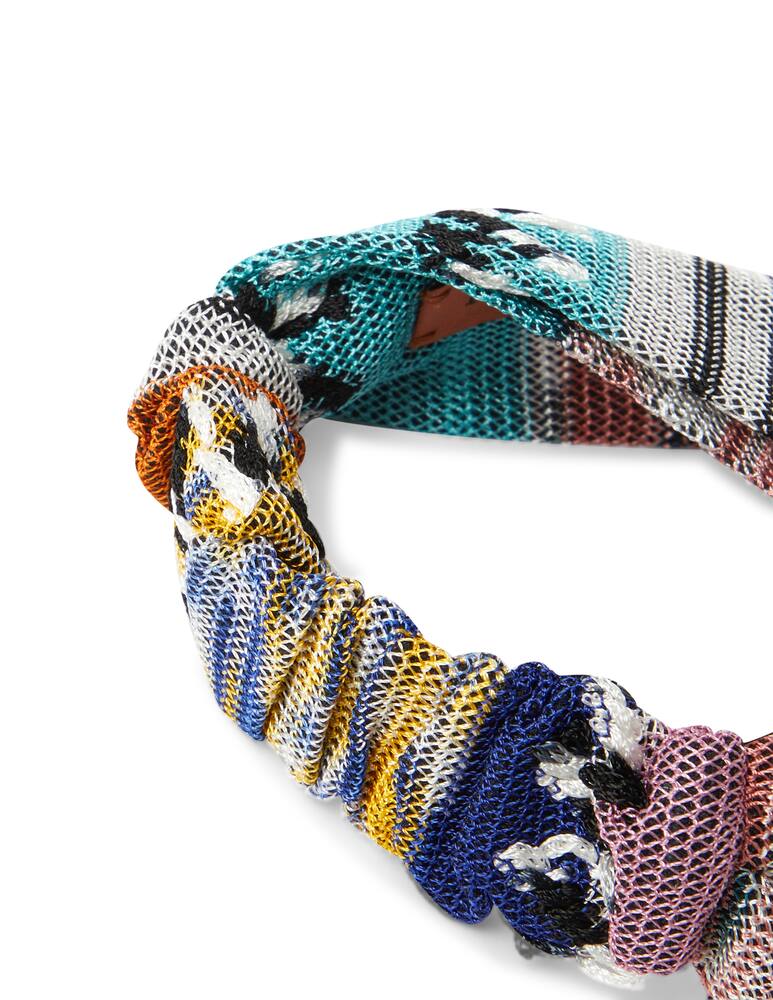 rinascente Missoni Multistripe bow headband