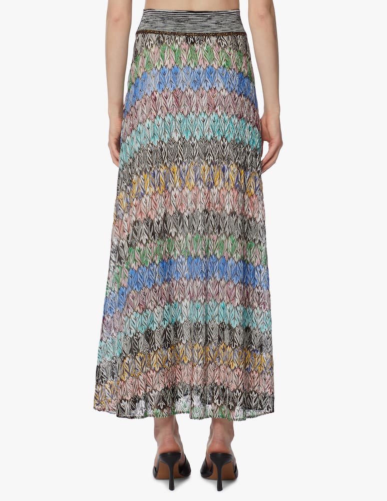 rinascente Missoni Gonna lunga a vita alta