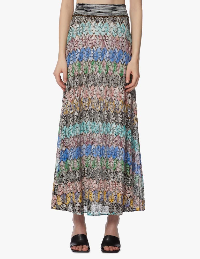 rinascente Missoni Gonna lunga a vita alta