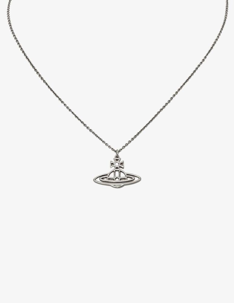 rinascente Vivienne Westwood Thin lines short flat orb pendant