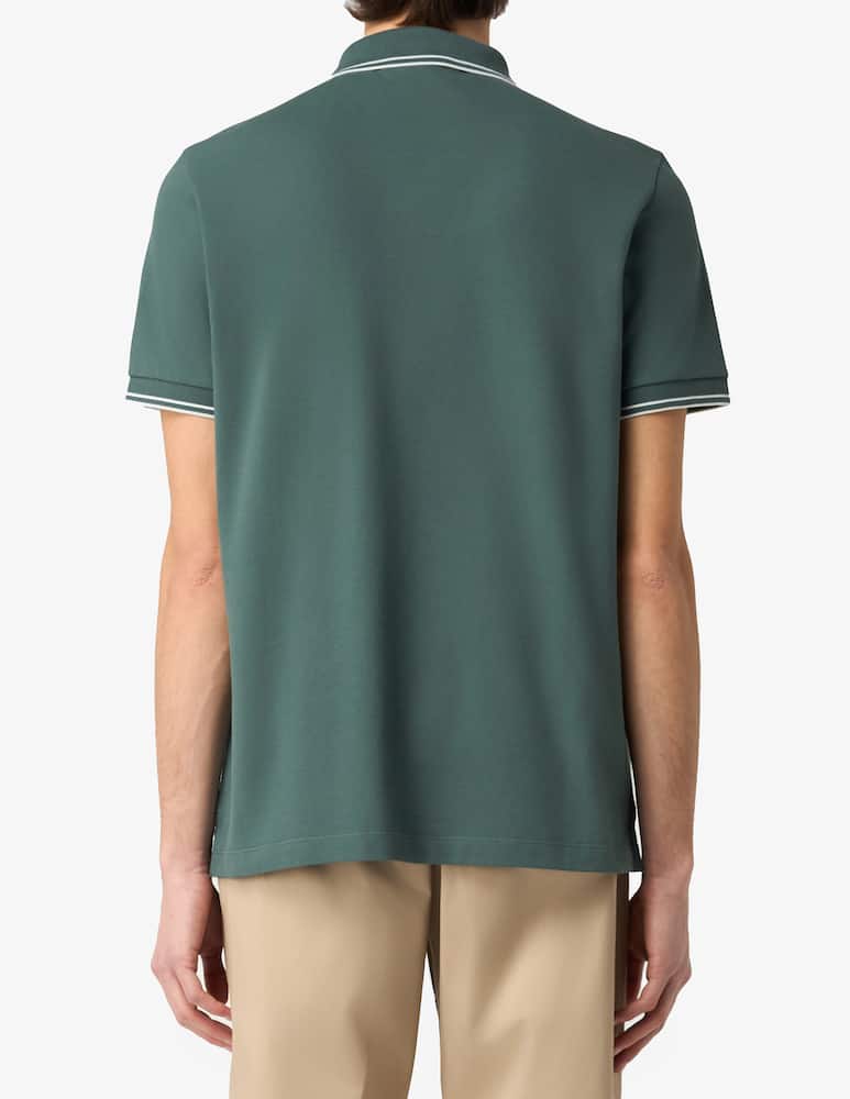 Stone Island Polo slim with piquet trim - picture 3 Stone Island Polo slim with piquet trim - picture 3