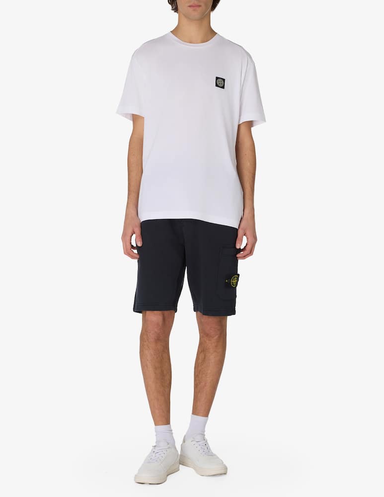 Stone Island T-shirt loghino patch slim - immagine 2