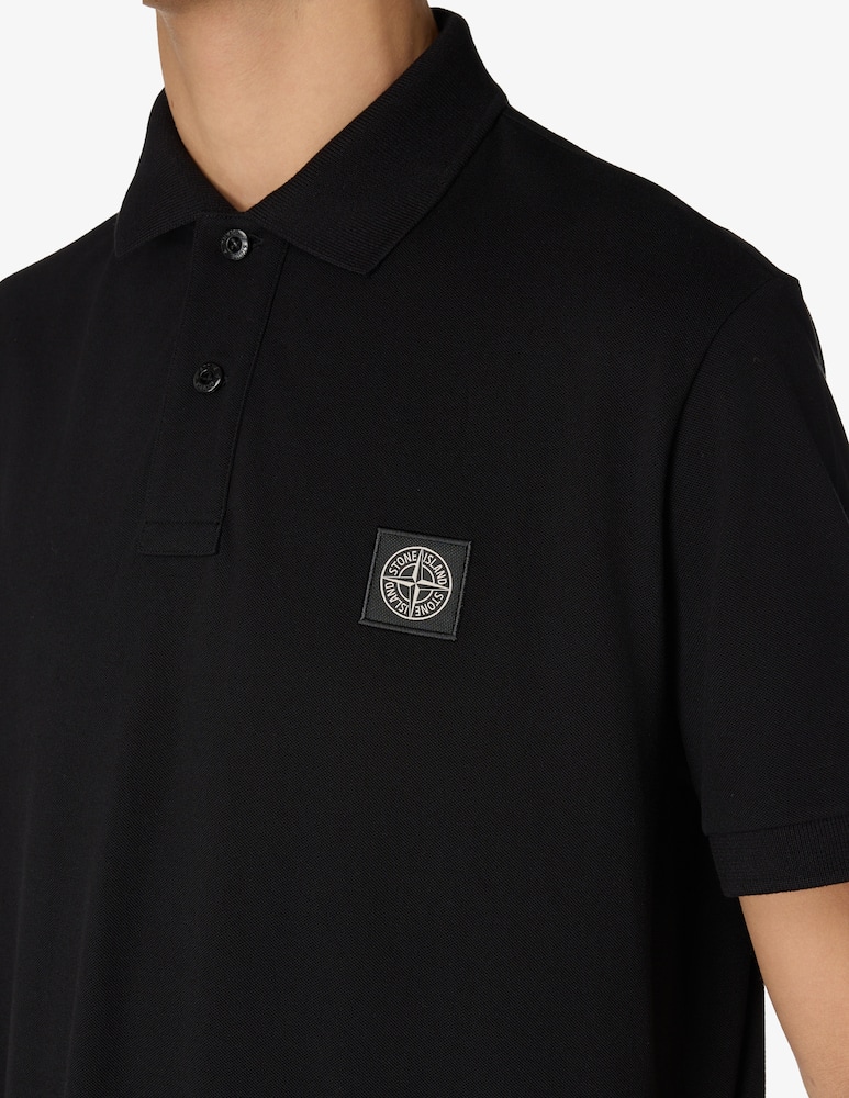 rinascente Stone Island Polo piquet slim loghino