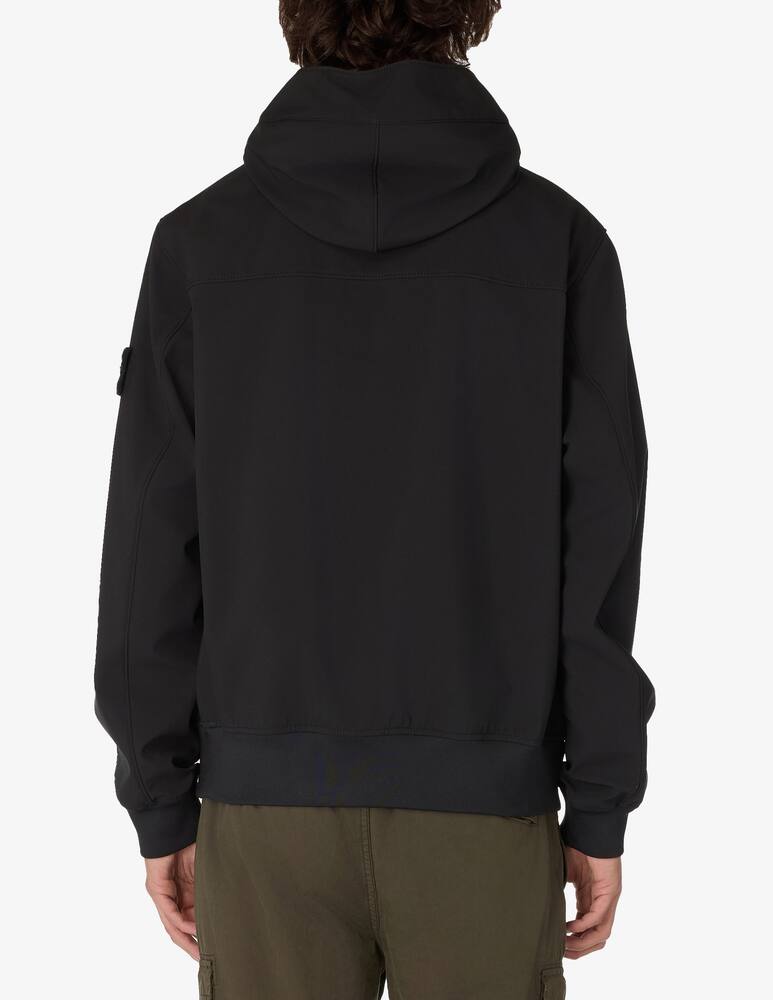 rinascente Stone Island Soft shell hooded jacket