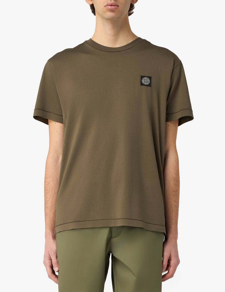 rinascente Stone Island T-shirt loghino patch slim