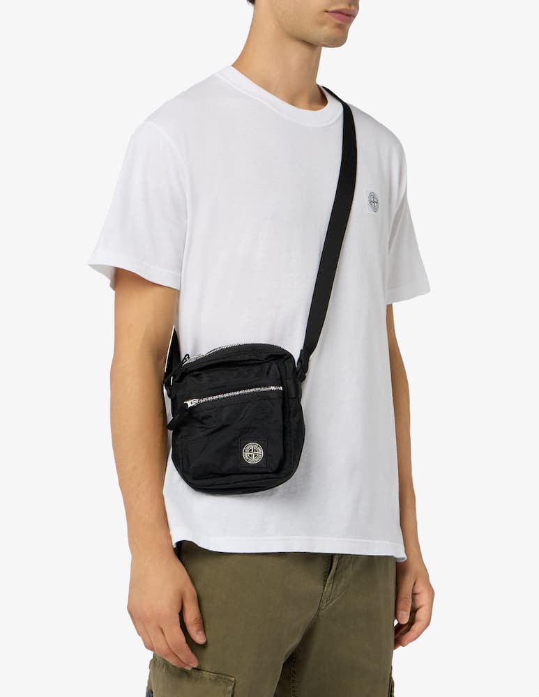 rinascente Stone Island Pouch in nylon e metallo