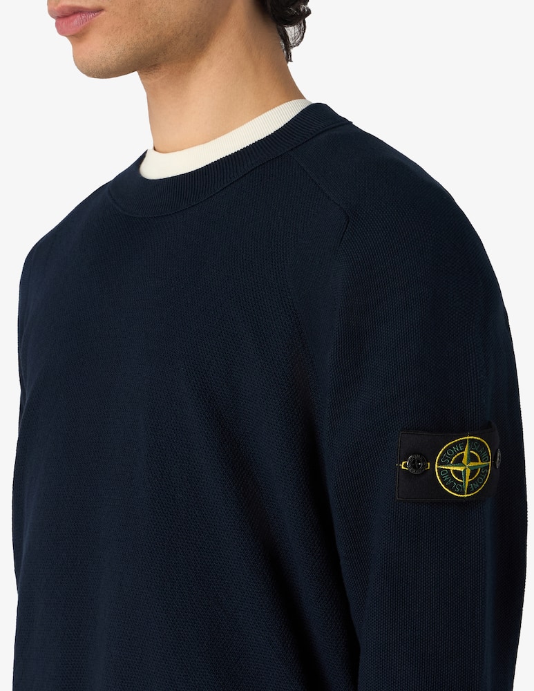 rinascente Stone Island Maglia cotone micro punto