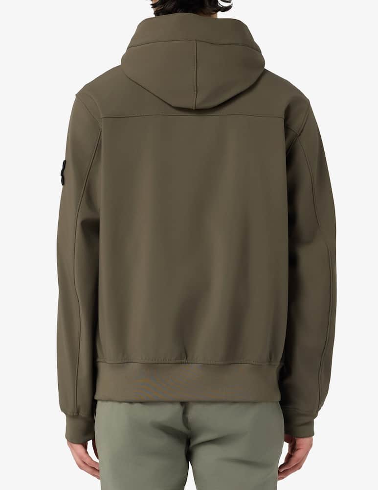Stone Island Giaccone soft shell cappuccio - immagine 3 Stone Island Giaccone soft shell cappuccio - immagine 3