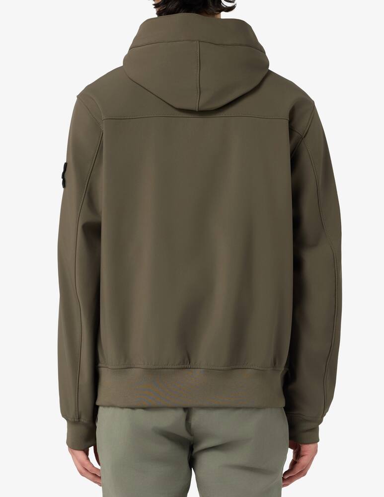 rinascente Stone Island Soft shell hooded jacket