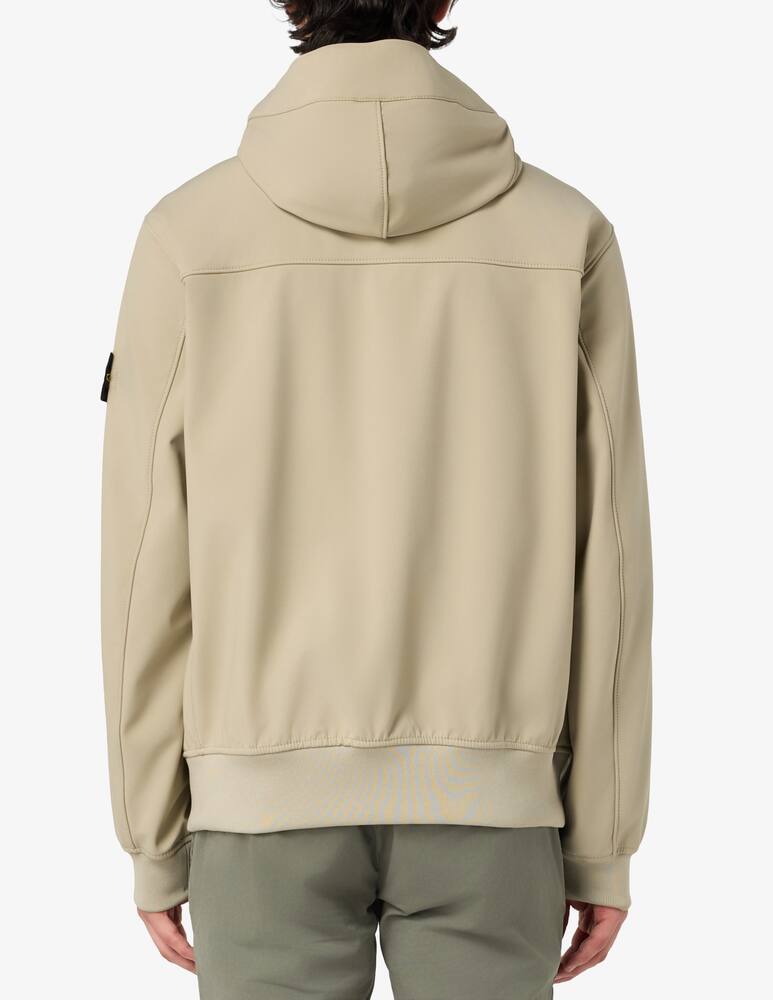 rinascente Stone Island Soft shell hooded jacket