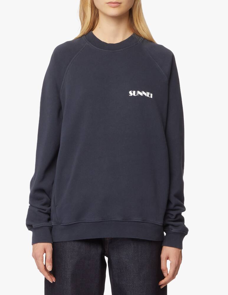 Sunnei Cotton sweater with small logo - picture 4 Sunnei Cotton sweater with small logo - picture 4