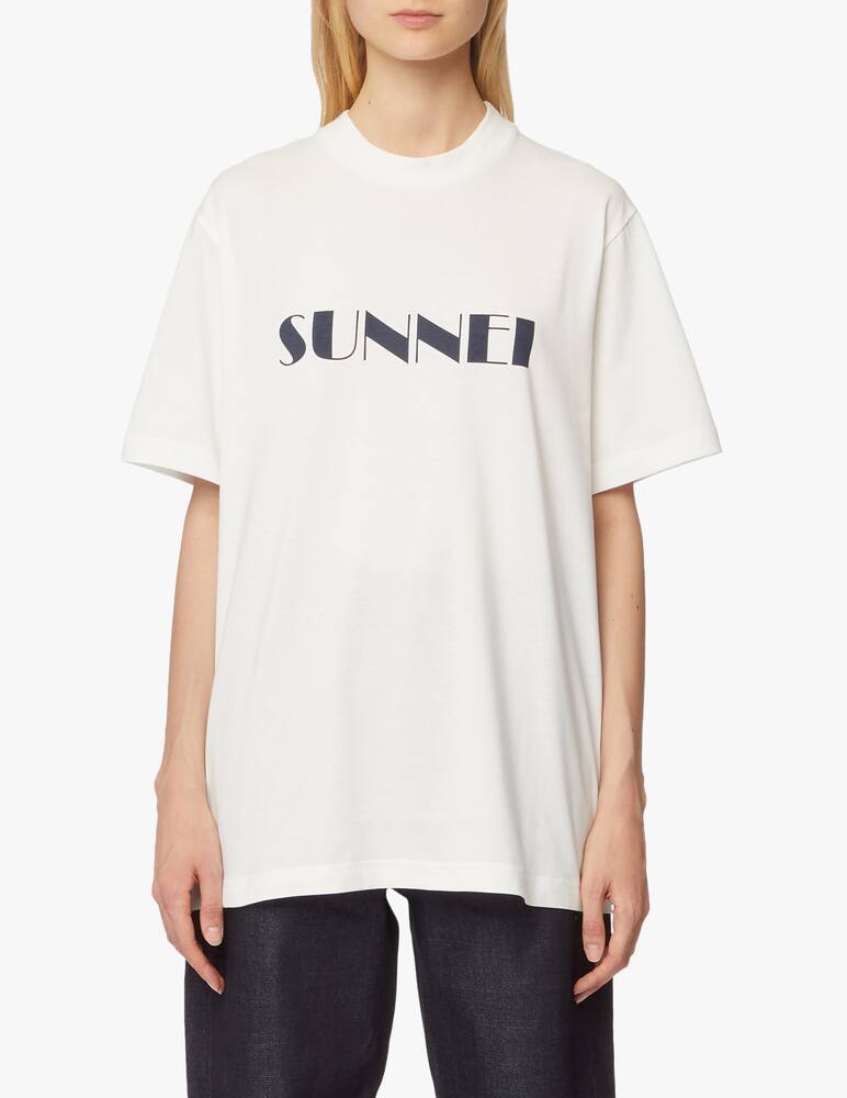 rinascente Sunnei Maglia a maniche corte con logo grande