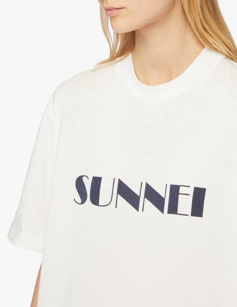 rinascente Sunnei Maglia a maniche corte con logo grande
