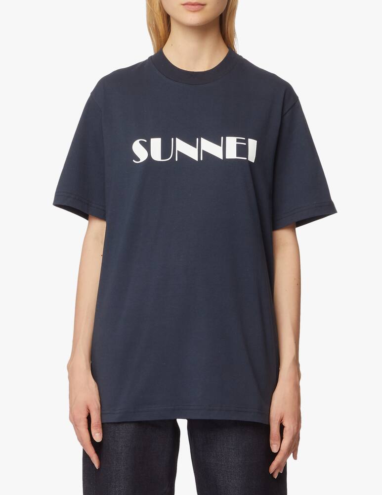 rinascente Sunnei Maglia a maniche corte con logo grande