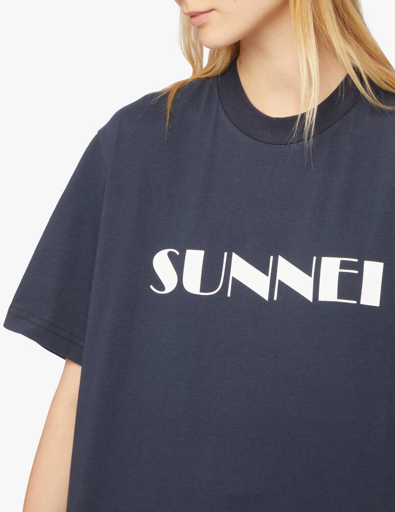 rinascente Sunnei Maglia a maniche corte con logo grande