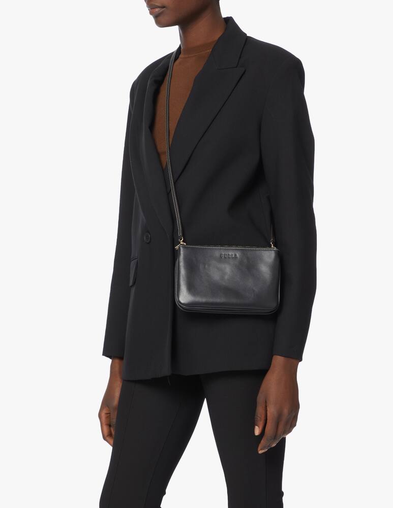 rinascente Furla Miastella leather Crossbody bag - black