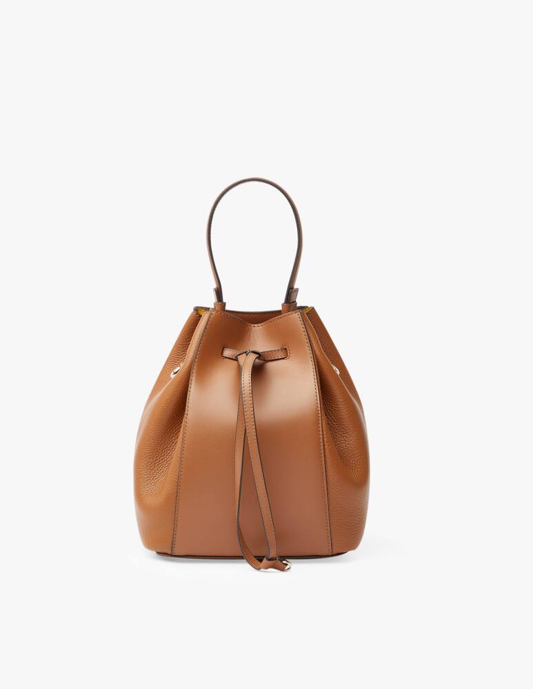 rinascente Furla Miastella leather bucket bag - brown