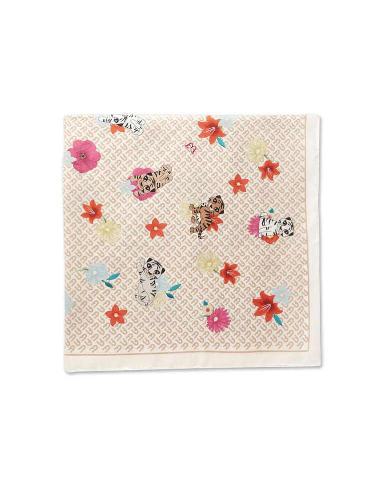 Furla Foulard in seta Tortona - marrone - immagine 1 Furla Foulard in seta Tortona - marrone - immagine 1
