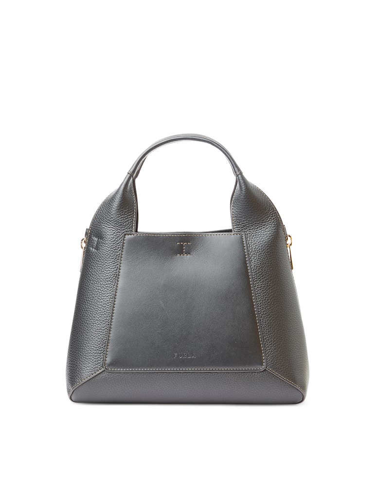 rinascente Furla Gilda leather hobo bag - black