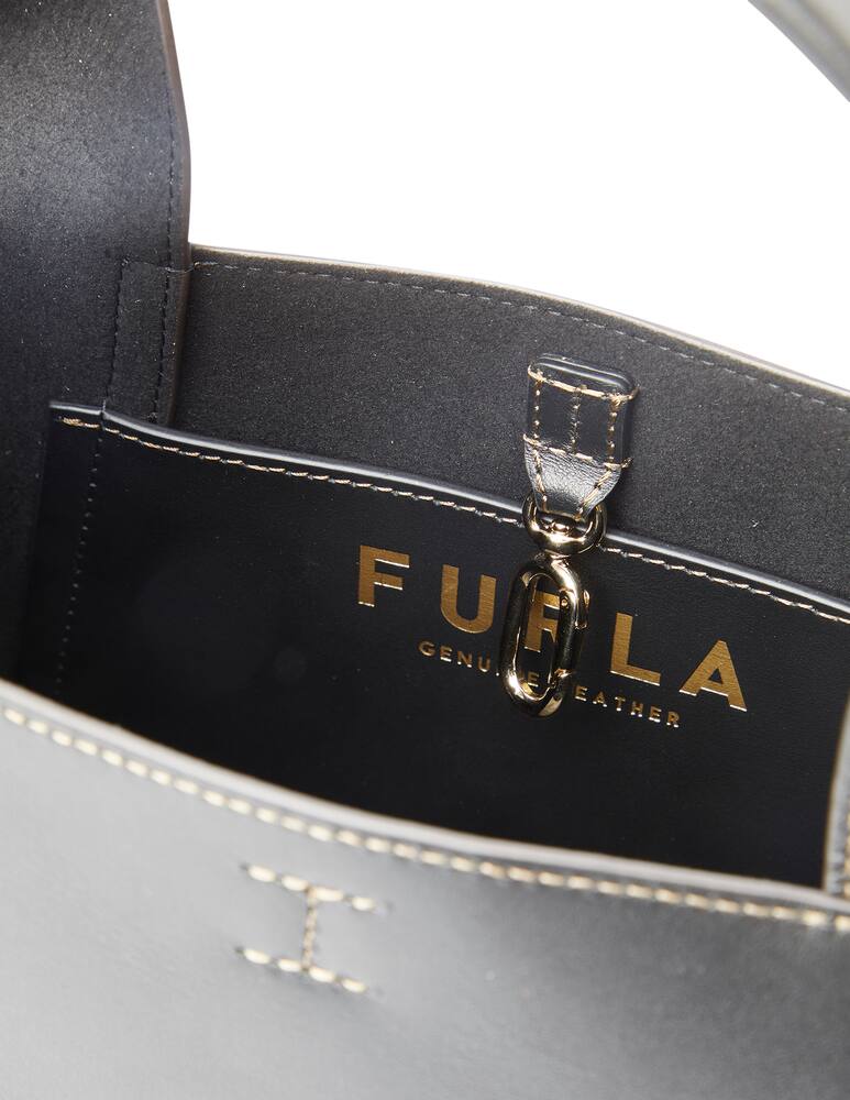 rinascente Furla Gilda leather hobo bag - black