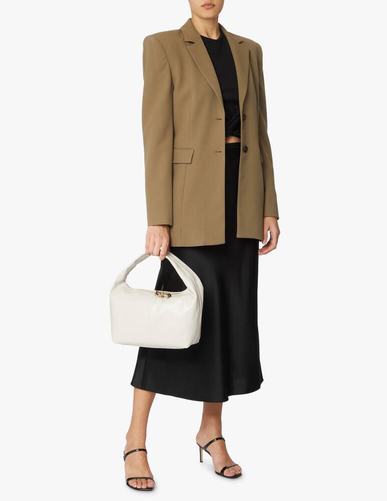 rinascente Furla Ginger leather hobo bag - white