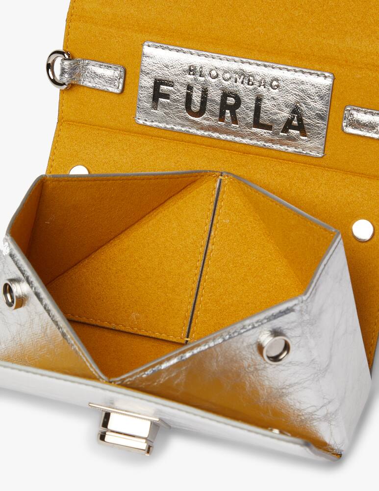 rinascente Furla Borsa a tracolla mini Bloombag - argento