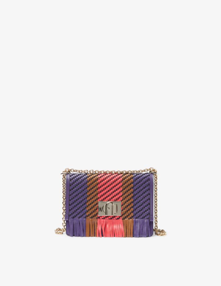 rinascente Furla Crossbody bag 1927 with fringe - Violet