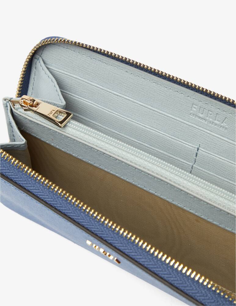 rinascente Furla Babylon Zip Around XL wallet - Light blue
