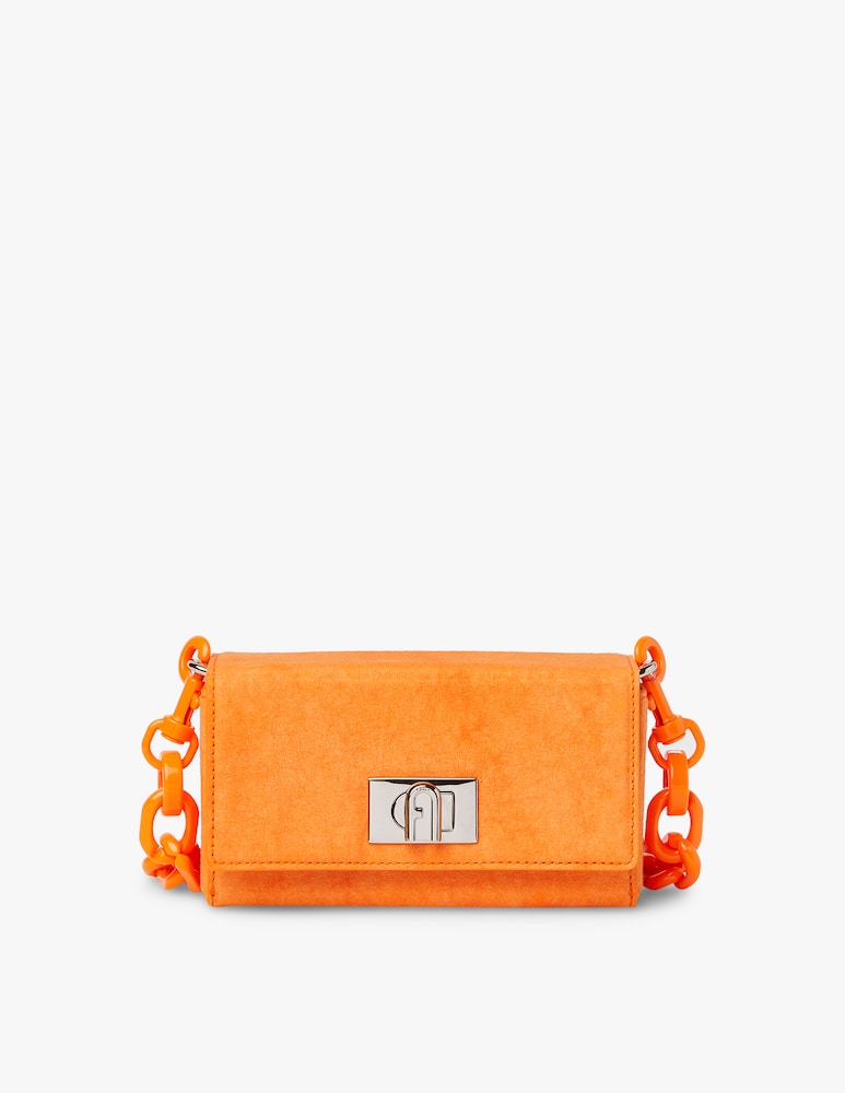 rinascente Furla Borsa a tracolla mini Bloombag - arancione