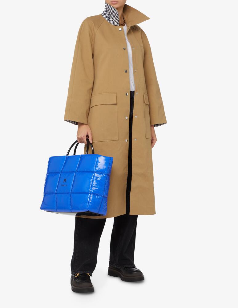 rinascente Furla Opportunity L puffy tote bag - Light blue