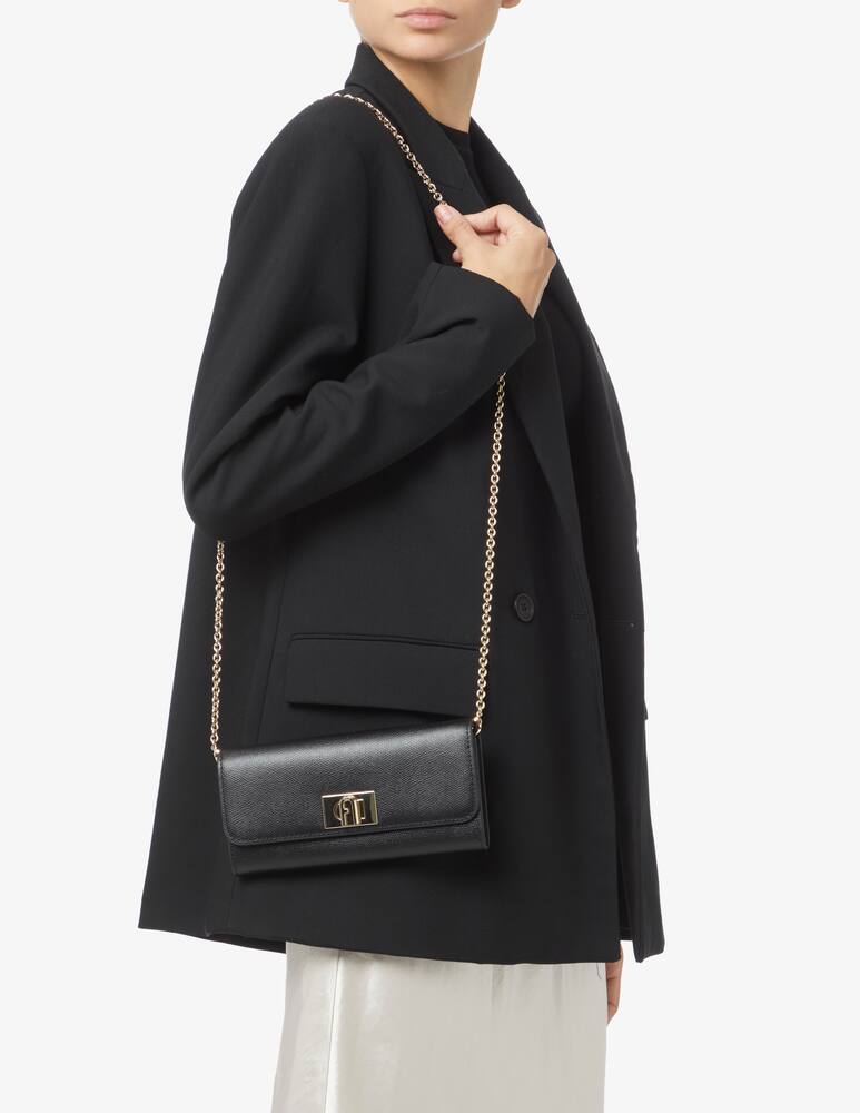 rinascente Furla Wallet on Chain 1927 - Black