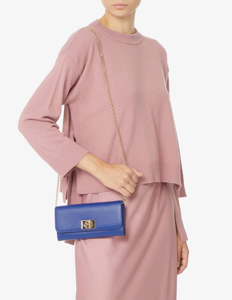 Shop Furla 1927 Soft crossbody bag Blue on Rinascente