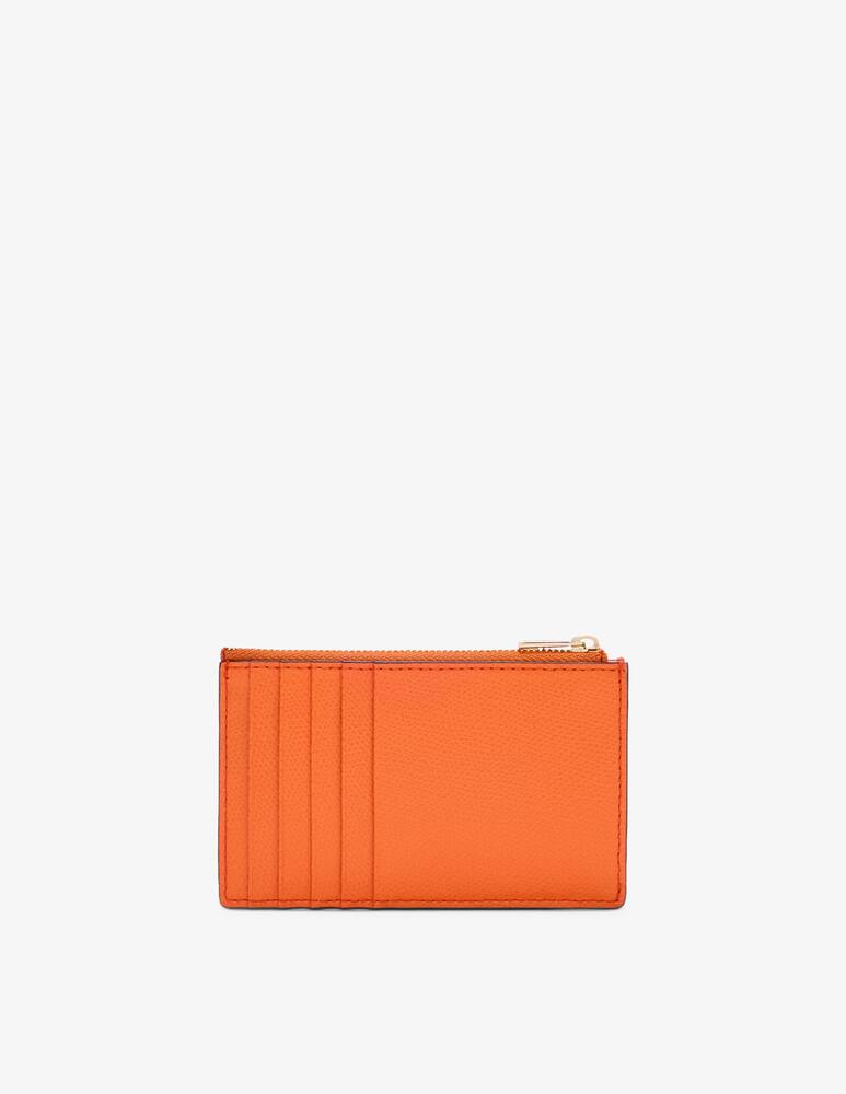rinascente Furla Camel zip cardholder