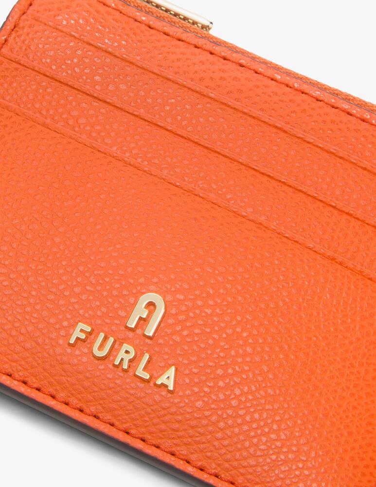 rinascente Furla Camel S zip cardholder