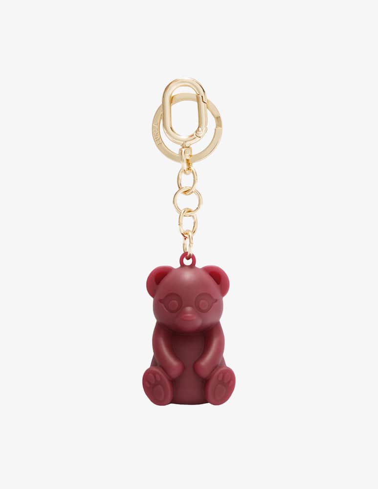 rinascente Furla Allegra kring bear bag charm
