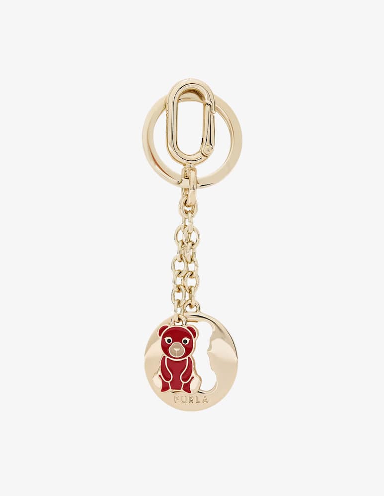 rinascente Furla Crystal bear key-chain