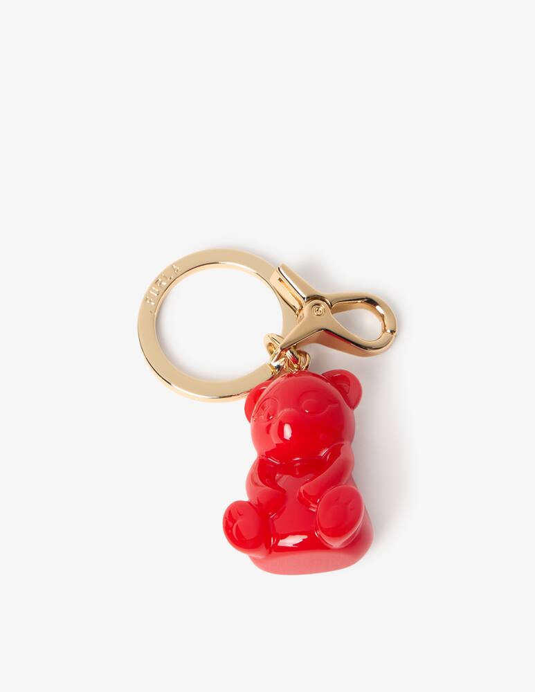 rinascente Furla Hashtag bear keyring