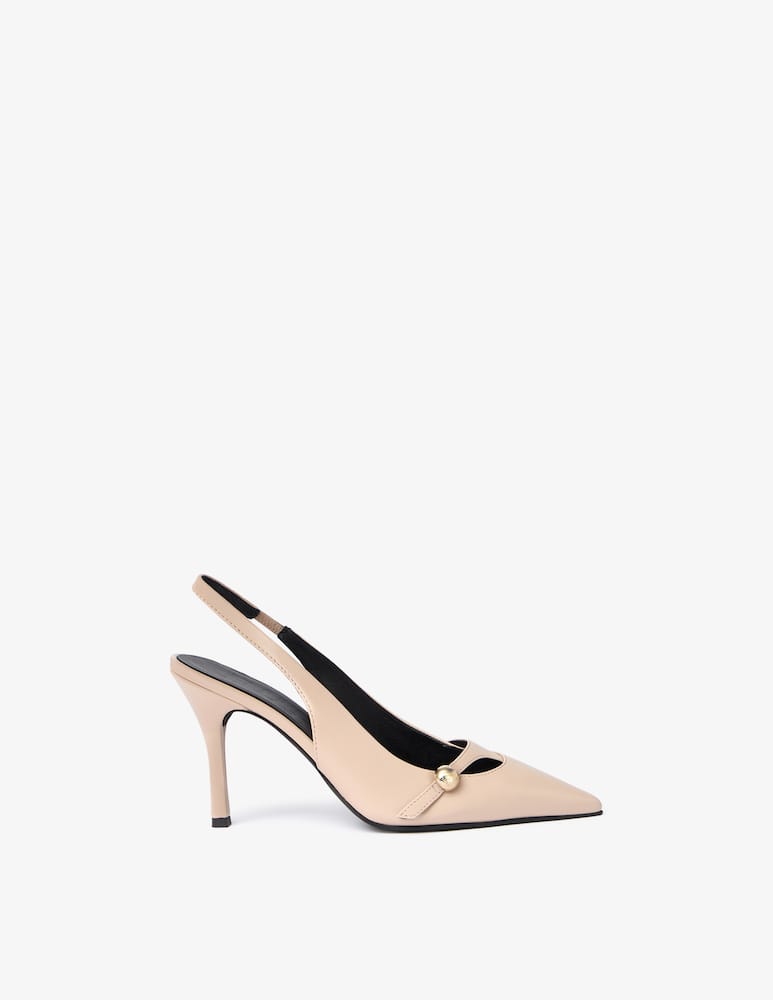 Furla Slingback leather heels - picture 1 Furla Slingback leather heels - picture 1