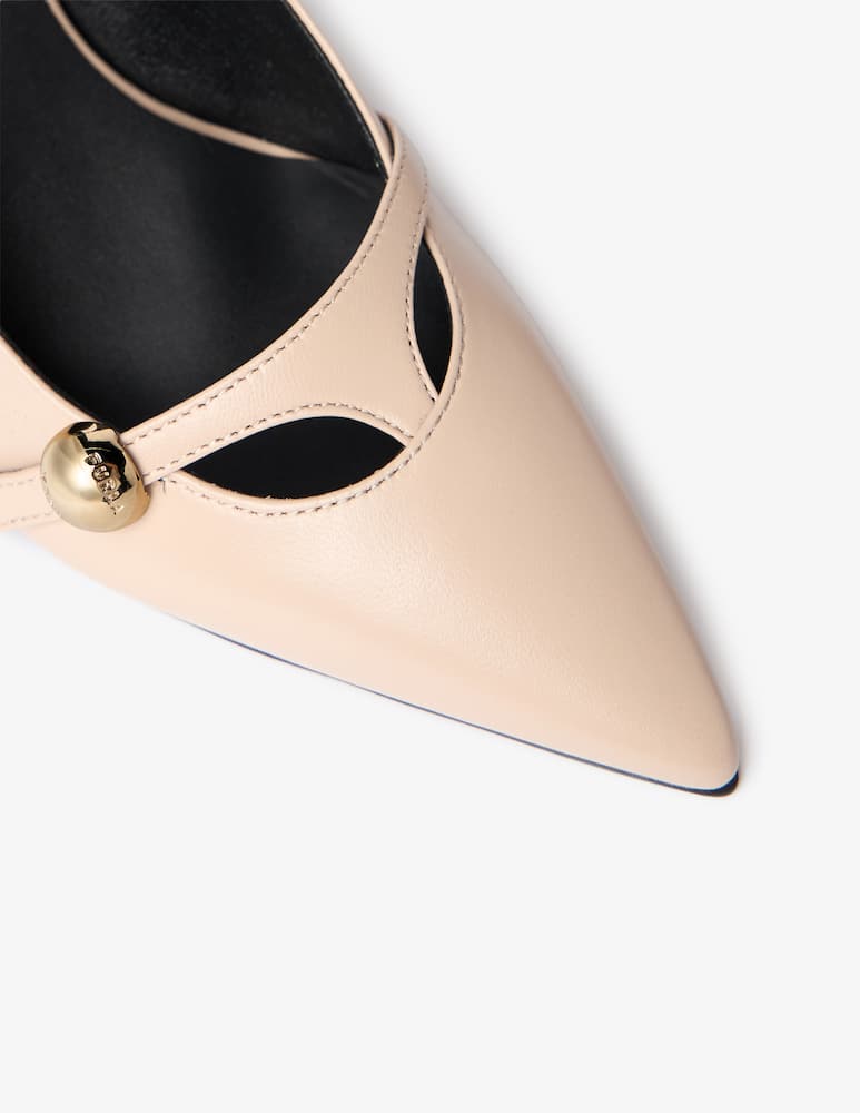 Furla Slingback leather heels - picture 4 Furla Slingback leather heels - picture 4