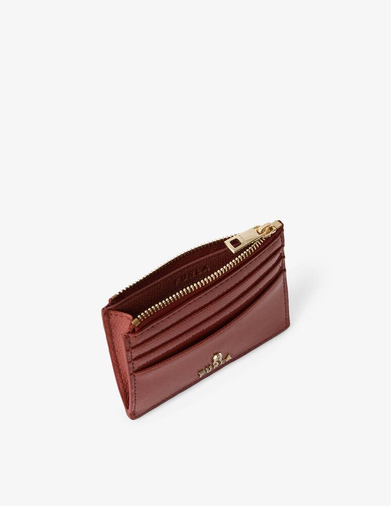 rinascente Furla Portacarte con zip Camel S
