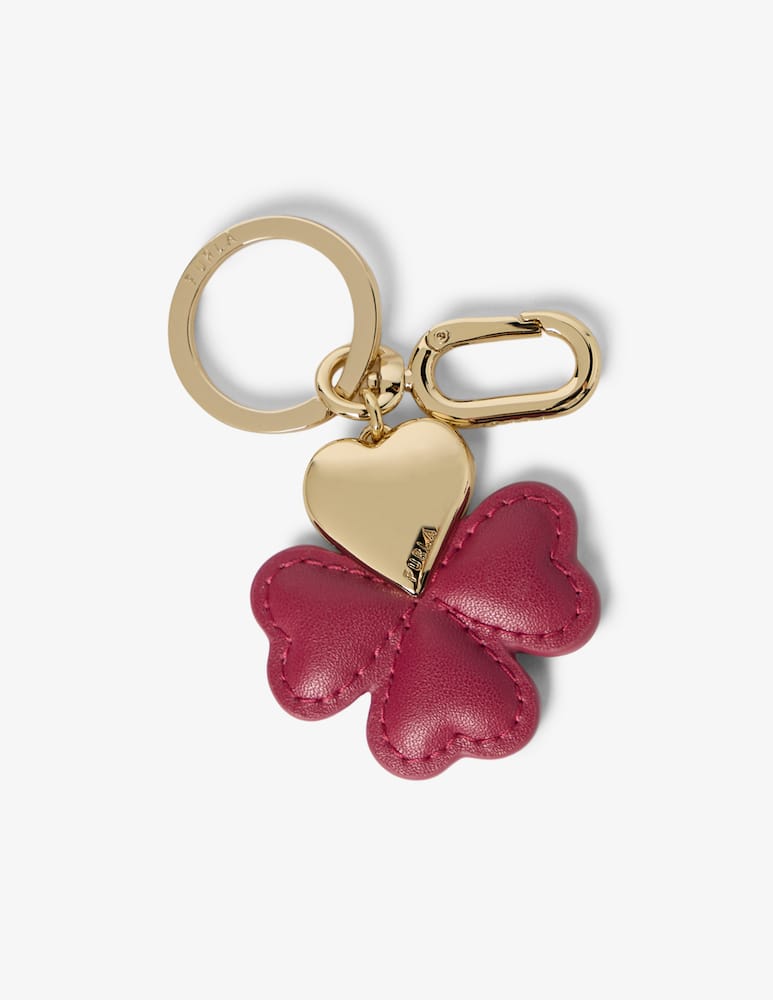 Furla Portachiavi charm cuore e quadrifoglio - immagine 1 Furla Portachiavi charm cuore e quadrifoglio - immagine 1